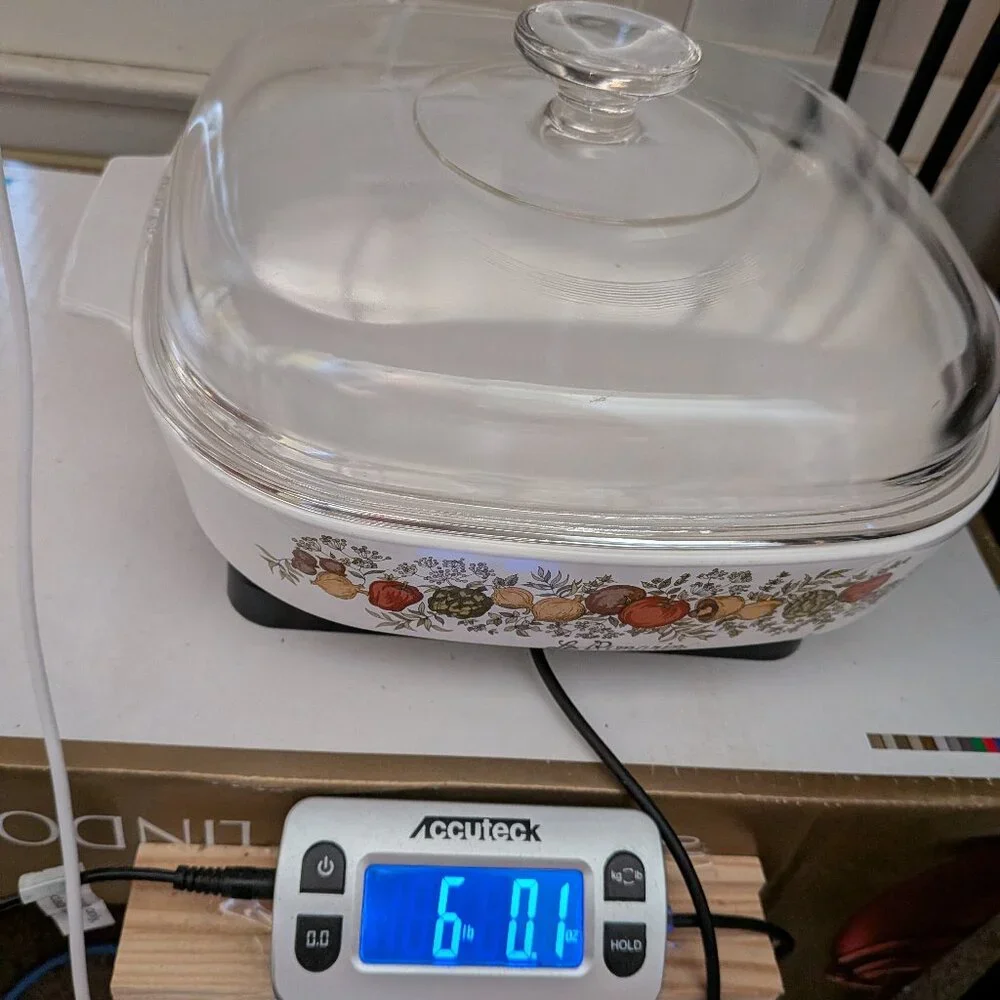 Vintage Corning Ware Spice O' Life 4 Qt Casserole Dish Le Romarin A-10-B w/ Lid
